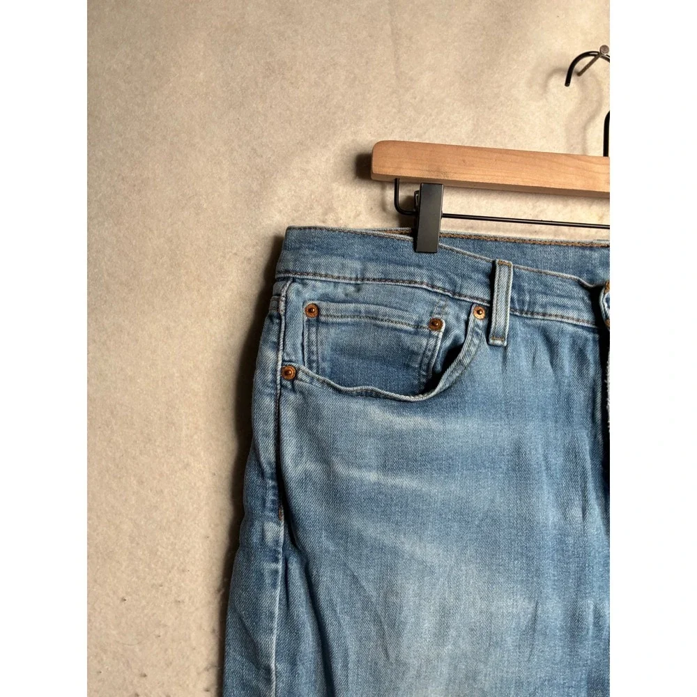 Levis 541 Athletic Taper Mens Blue Stretch Denim Jeans W36 L32 Medium Wash